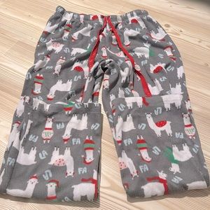Fleece Festive Llama PJs